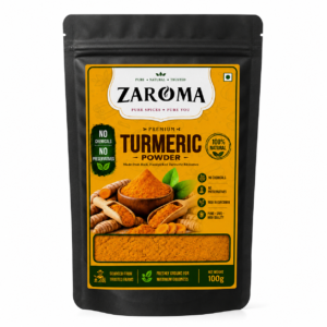 Zaroma Premium Turmeric Powder 100g | 100% Natural, Rich in Curcumin, No Chemicals