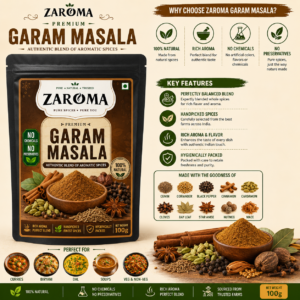 Zaroma Premium Garam Masala 100g | Authentic Indian Spice Blend | 100% Natural
