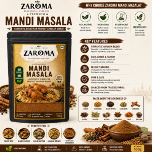Zaroma Premium Mandi Masala 100g | Authentic Arabian Mandi Spice Blend | 100% Natural